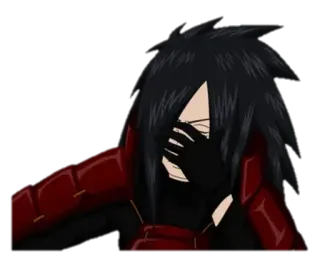 🙄 Madara Uchiha Naruto anime, ninja, uchiha, madara, facepalm telegram sticker