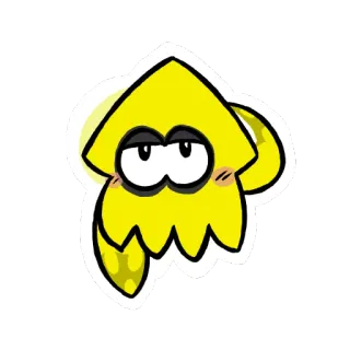 😊 lula, desenho animado, amarelo, animal, fofo, personagem telegram sticker