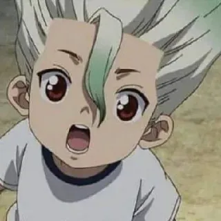 🧪 Senku Ishigami Dr. Stone anime, cartoon, character, senku, dr. stone, manga telegram sticker