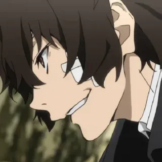 🥀 Dazai Osamu Bungou Stray Dogs anime, bungou stray dogs, dazai osamu, manga telegram sticker