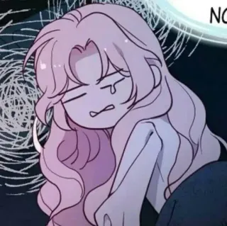 😢 NO 哭泣, 伤心, 难过, 动漫, 漫画, 卡通 telegram sticker