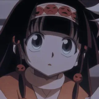 ⛓️ Alluka Zoldyck Hunter x Hunter Anime, Manga, Charakter, Alluka, Zoldyck, Hunter x Hunter, Süß telegram sticker