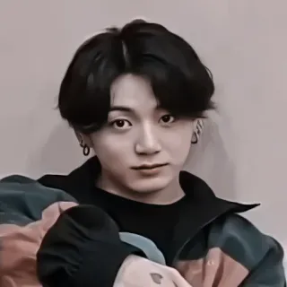 ✨ Jungkook Jungkook, BTS, K-pop, chanteur, portrait telegram sticker