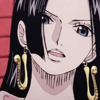 🖤 Boa Hancock One Piece Anime, One Piece, Boa Hancock, Rắn, Nhân vật, Phụ nữ telegram sticker