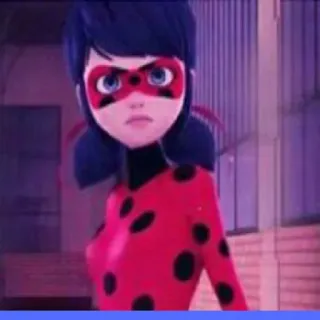 😡 Ladybug Miraculous: Tales of Ladybug & Cat Noir mariquita, dibujos animados, Miraculous, superhéroe, animado telegram sticker