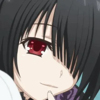 🍷 Kurumi Tokisaki Date A Live anime, girl, character, Date A Live, Kurumi Tokisaki telegram sticker