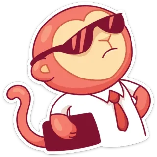 Monkey Gibby (@TgSticker) telegram stickers