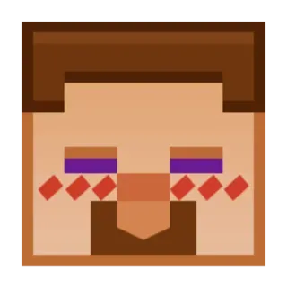 😳 Steve Minecraft Minecraft, Steve, video game, pixel art, character telegram sticker