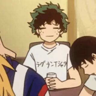 🥦 ラグラン Tシャツ 애니메이션, 편안한, 티셔츠, 일본어, 캐릭터, 소년 telegram sticker