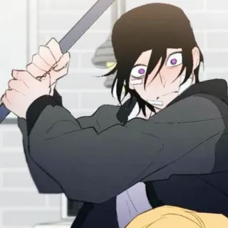 😐 卡通, 暴力, 攻击性, 武器, 卡通暴力 telegram sticker