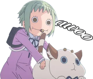 🐶 awoo anime, cute, funny, character, drawing telegram sticker