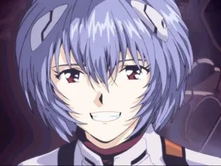 🌟 Rei Ayanami Neon Genesis Evangelion Anime, Rei Ayanami, Evangelion, Manga, Charakter telegram sticker