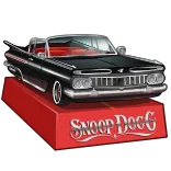 🎁 Snoop Dogg auto, snoop dogg, veicolo, auto d'epoca, lowrider telegram sticker