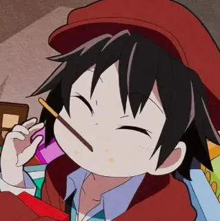 💛 Anime, Enfant, Dessin animé, Mignon, Goûter telegram sticker
