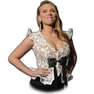 😏 Scarlett Johansson actress, celebrity, woman, scarlett johansson telegram sticker