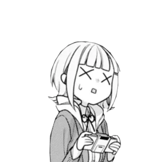 😰 Chiaki Nanami Danganronpa anime, chiaki nanami, danganronpa, gamer, video games telegram sticker