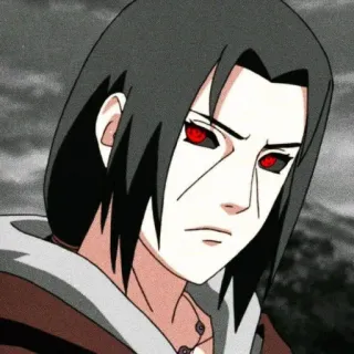 🌿 Itachi Uchiha Naruto Anime, Manga, Sharingan, Ninja, Uchiha telegram sticker
