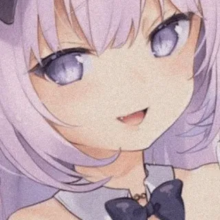 🍇 动漫, 女孩, 可爱, 肖像 telegram sticker