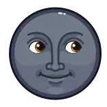 🌚 lua, rosto, emoji, feliz, noite, lunar, celestial, astronomia telegram sticker
