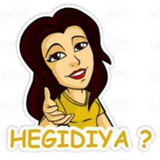 ✋ HEGIDIYA? whatsapp sticker