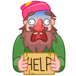 Tramp telegram stickers