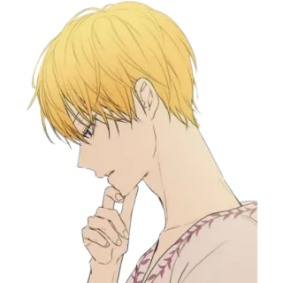 ✨ อนิเมะ, ภาพเหมือน, ผู้ชาย, ภาพประกอบ, น่ารัก, มังงะ telegram sticker