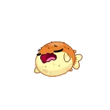 😴 Kugelfisch, Fisch, süß, Tier, Meerestier telegram sticker