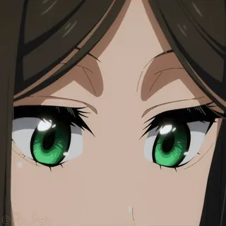๐ anime, eyes, portrait, woman telegram sticker