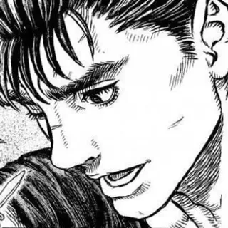 ⚔ Guts Berserk Manga, Anime, Fantasía oscura, Berserk, Guts telegram sticker