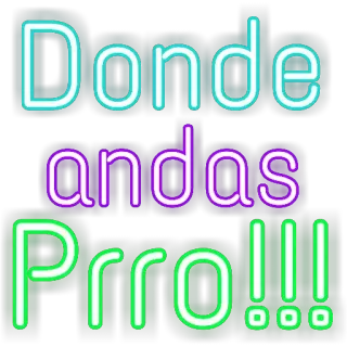 🤔 Donde andas Prro!!! slang, spanish, dog, insult whatsapp sticker