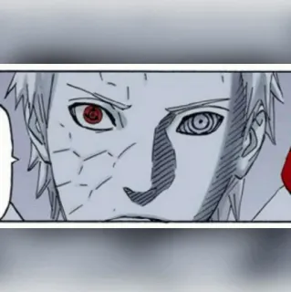 ⚫️ Obito Uchiha Naruto Anime, Manga, Cattivo, Sharingan, Rinnegan, Uchiha, Obito telegram sticker
