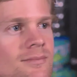 😳 Meme, Sceptyk, Niedowierzanie, Wyraz, Zdezorientowany, Biały gość mruga telegram sticker