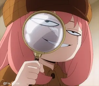 😈 Anya Forger Spy x Family Anime, Spy Family, Anya, arrogant, Lupe telegram sticker