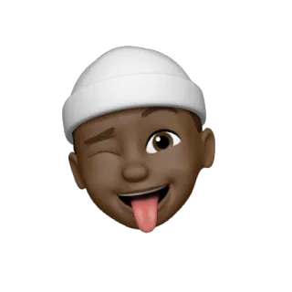 😜 Emoji, Rosto, Piscadela, Língua, Sticker, Avatar telegram sticker