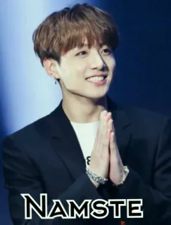 🙏 Namste powitanie, namaste, kpop, indyjski telegram sticker