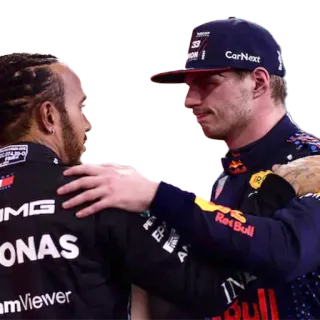 🤝 formule 1, f1, course automobile, sports mécaniques, lewis hamilton, max verstappen whatsapp sticker