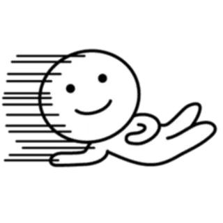 🙂 cartoon, character, cute, doodle, illustration, simple whatsapp sticker