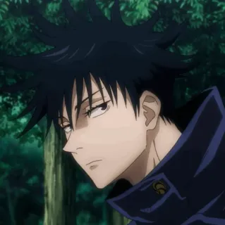 ♠️ Megumi Fushiguro Jujutsu Kaisen Anime, Manga, Fushiguro, Megumi, Jujutsu Kaisen, Charakter telegram sticker