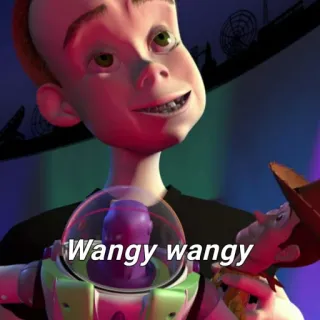 🤤 Sid Toy Story Wangy wangy sid, toy story, wangy, wangy wangy, mème telegram sticker