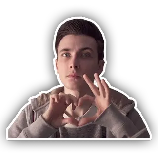 ❤️ orang, hati, cinta, gestur telegram sticker