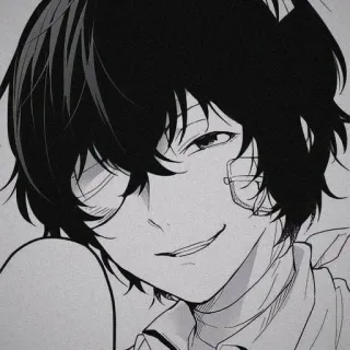 🌟 Osamu Dazai Bungou Stray Dogs Anime, Manga, Dazai, Bungou Stray Dogs, Bandaże telegram sticker