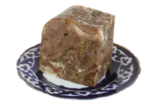 🍽 мясо, еда, тарелка, желе telegram sticker
