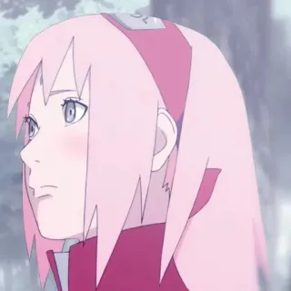 🌸 Sakura Haruno Naruto anime, pink hair, ninja, sakura, character telegram sticker