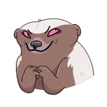 Honey Badger telegram stickers