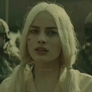 😐 Harley Quinn Suicide Squad Harley Quinn, DC Comics, Escuadrón Suicida, Margot Robbie, villano, película, personaje, cómic telegram sticker