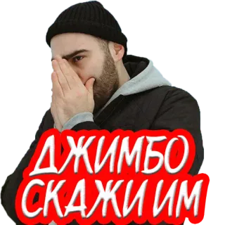 🙊 ДЖИМБО СКАЖИ ИМ telegram sticker