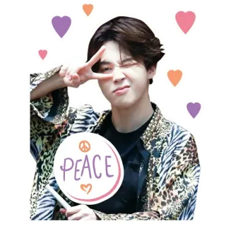 ✌️ PEACE мир, знаменитость, kpop, сердце, символ мира, знак мира whatsapp sticker
