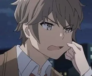 😏 Anime, Cartoon, Gesicht, Ausdruck, Porträt telegram sticker