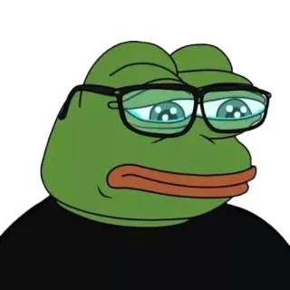 🇨🇰 Pepe the Frog เปเป้ เดอะ ฟร็อก, มีม, กบ, การ์ตูน, มีมอินเทอร์เน็ต telegram sticker