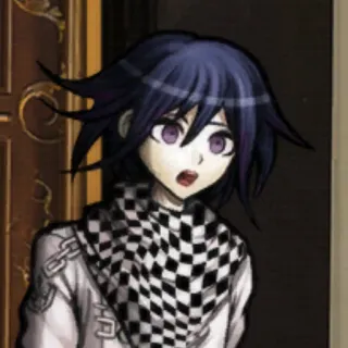 😯 Kokichi Oma Danganronpa V3: Killing Harmony Аниме, Персонаж, Кокичи Ома, Danganronpa, Игра, Манга, Фиолетовые Волосы, Шахматная Доска telegram sticker